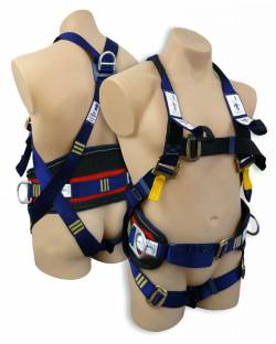 Full Body Harness with Padded Waist Belt